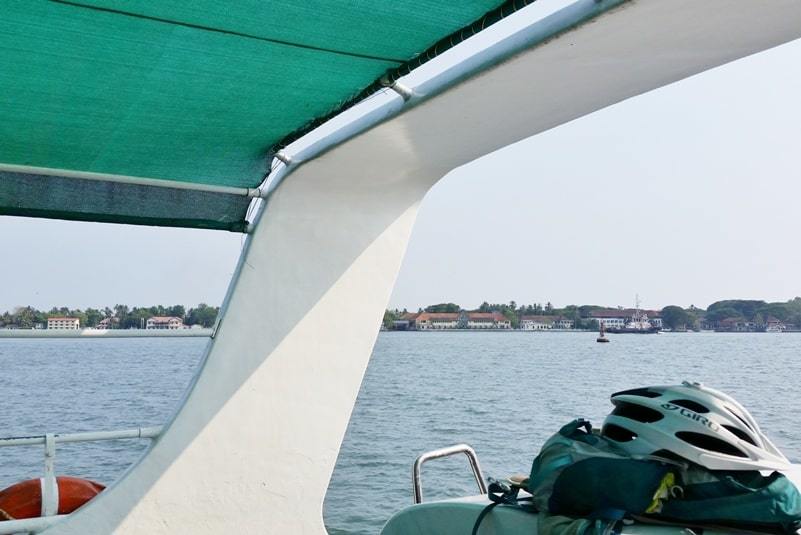 Cycling in Fort Cochin: Day trips from Cochin. Backpacking Kerala, India