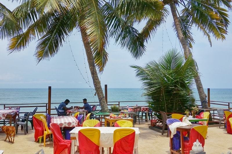 Varkala to Kanyakumari from Varkala cliff. Backpacking Kerala, South India to Tamil Nadu