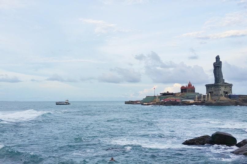 Varkala to Kanyakumari from Kerala: Southern tip of India where 3 seas meet. Backpacking Kerala, South India to Tamil Nadu
