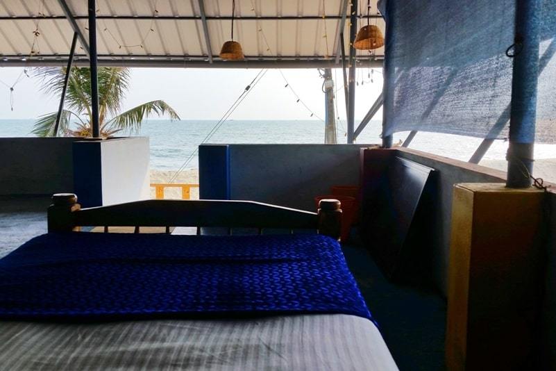Best hostels in Alleppey: Funky Art Beach House guesthouse. Backpacking Kerala, India