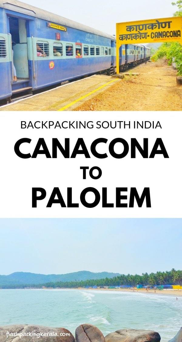 Canacona train station to Palolem Beach. Train station near Palolem, to south goa beaches. From Canacona railway station. Backpacking Goa India travel blog