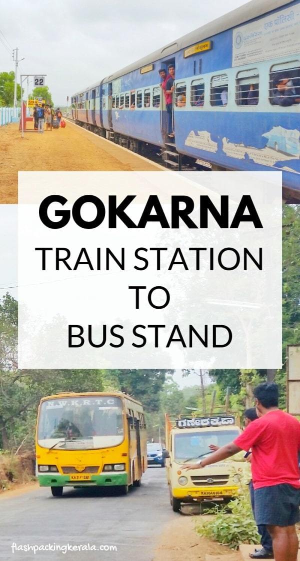 Gokarna train station to bus stand. how to get from gokarna road railway station to near beach by bus. to zostel gokarna hostel, to hostelavie gokarna. Backpacking South India