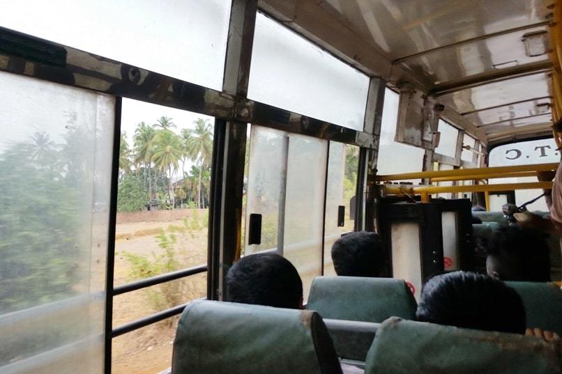 Gokarna train station to bus stand. how to get there - bus ride to near beach. Backpacking South India