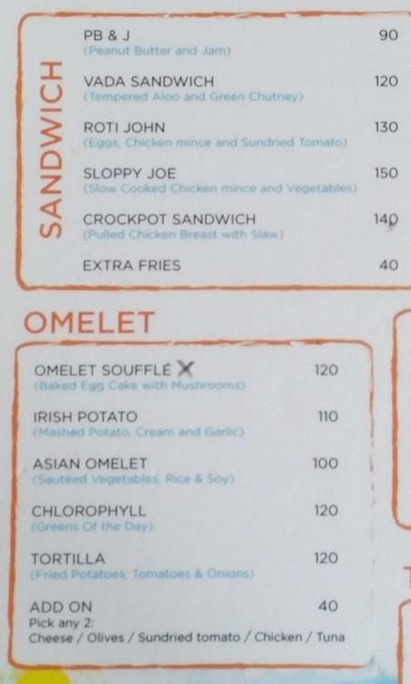 Mantra Cafe Gokarna. breakfast menu. Best restaurants in Gokarna with beach views. Backpacking South India