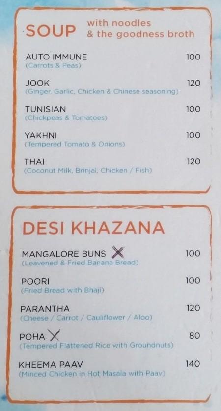 Mantra Cafe Gokarna. breakfast menu. Best restaurants in Gokarna with beach views. Backpacking South India
